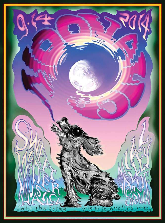 M748 › 9/14/14 Sweetwater Music Hall, Mill Valley, CA poster by Lee Conklin