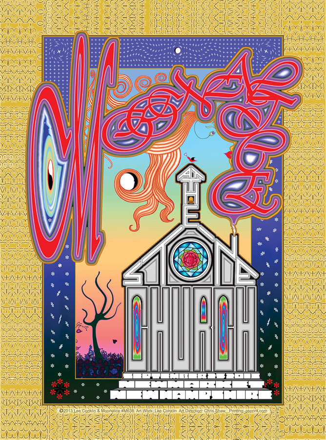 M638 › 9/25/13 The Stone Church, Newmarket, NH poster by Lee Conklin